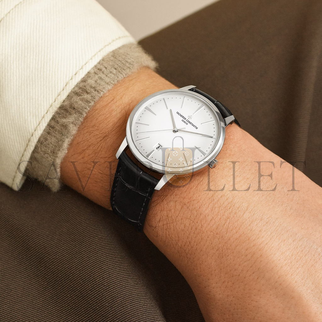 vacheron Co*sta*t*n patrimony self-winding 40 mm white gold 85180/000g-9230